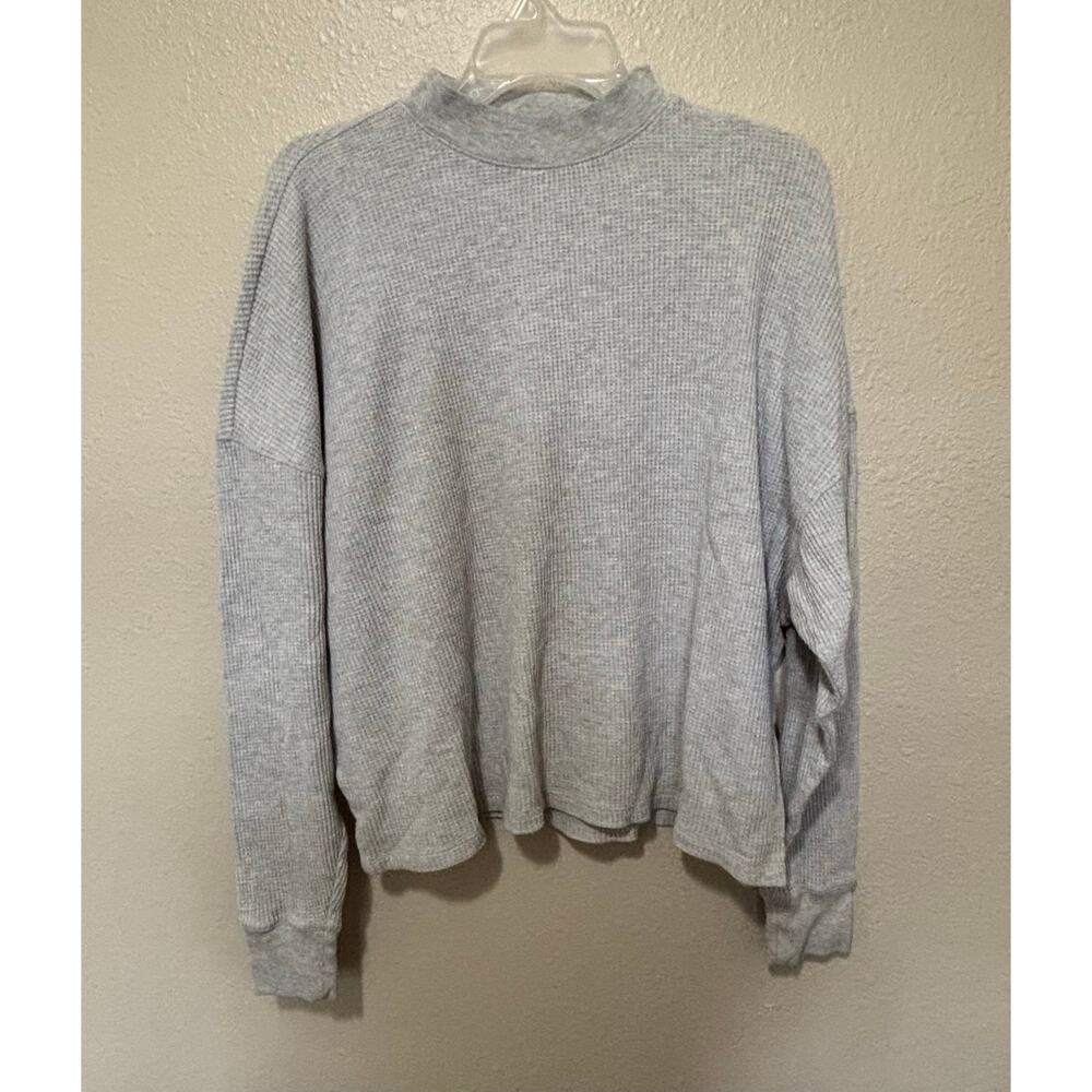 Women’s Abercrombie & Fitch Shirt Waffle Thermal Oversized Essential, S/M